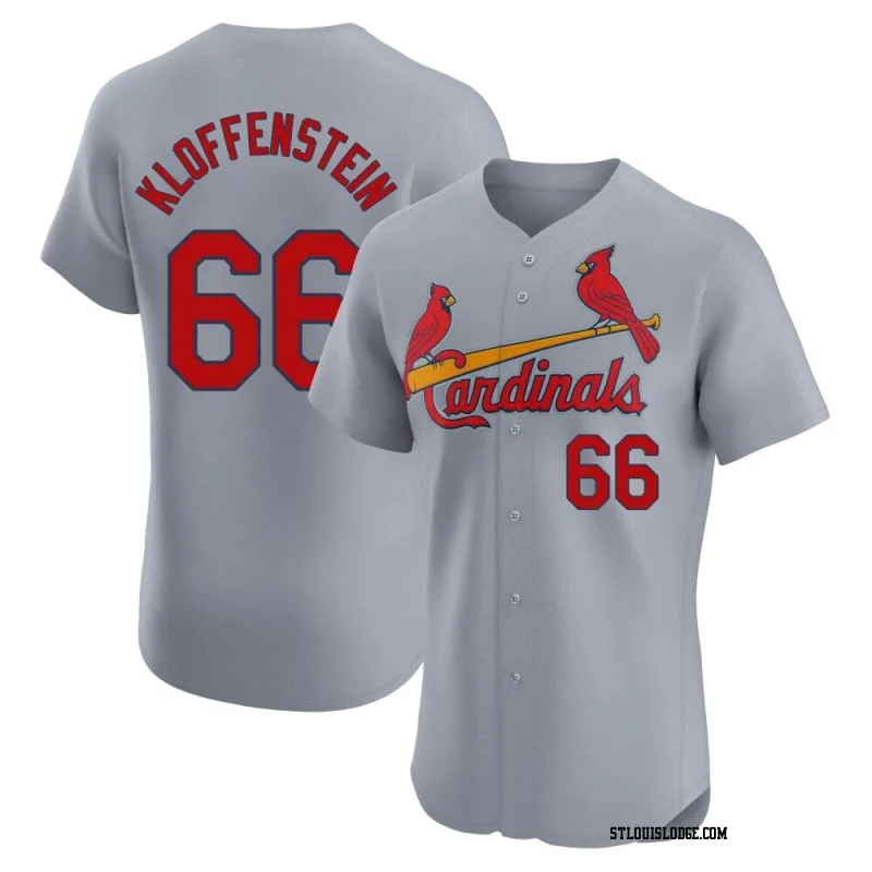 Men's St. Louis Cardinals Adam Kloffenstein Elite Gray Road Jersey