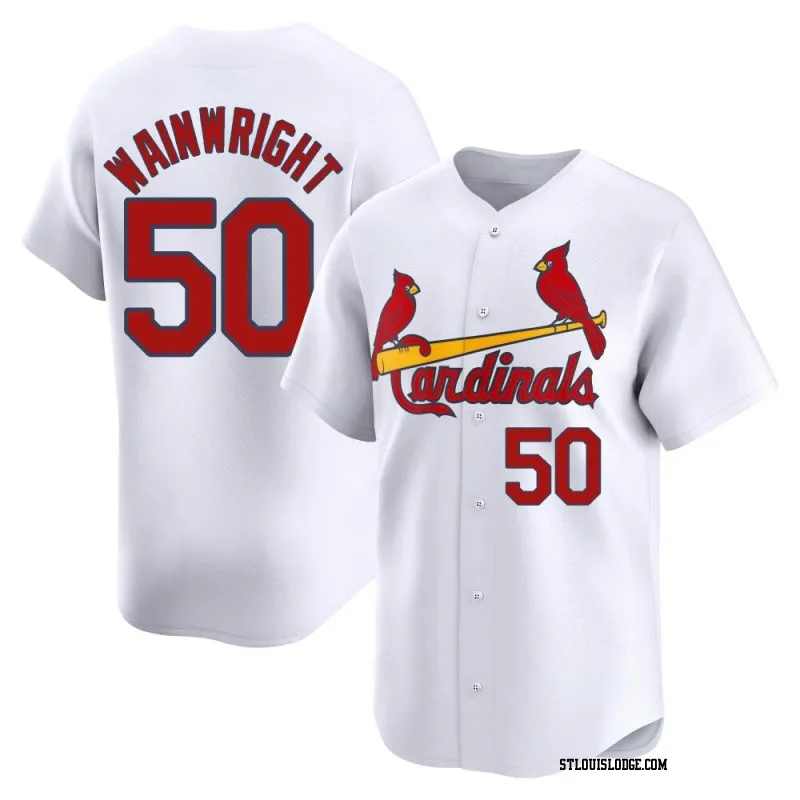 Men's St. Louis Cardinals Adam Wainwright Limited White Home Jersey