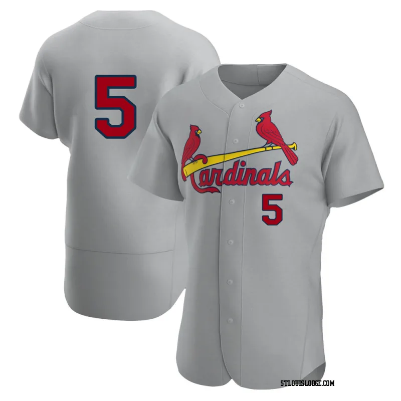 Men's St. Louis Cardinals Albert Pujols Authentic Gray Road Jersey