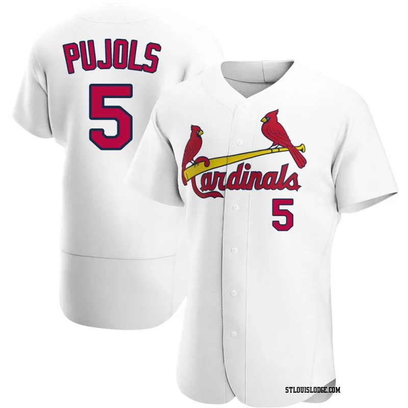 Men's St. Louis Cardinals Albert Pujols Authentic White Home Jersey