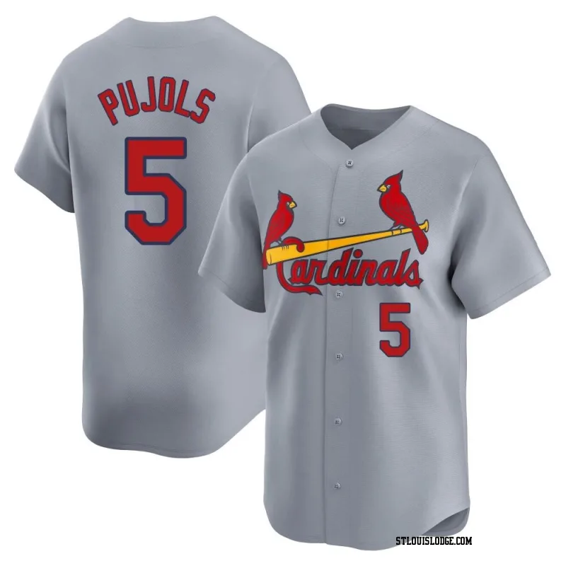 Men's St. Louis Cardinals Albert Pujols Limited Gray Away Jersey