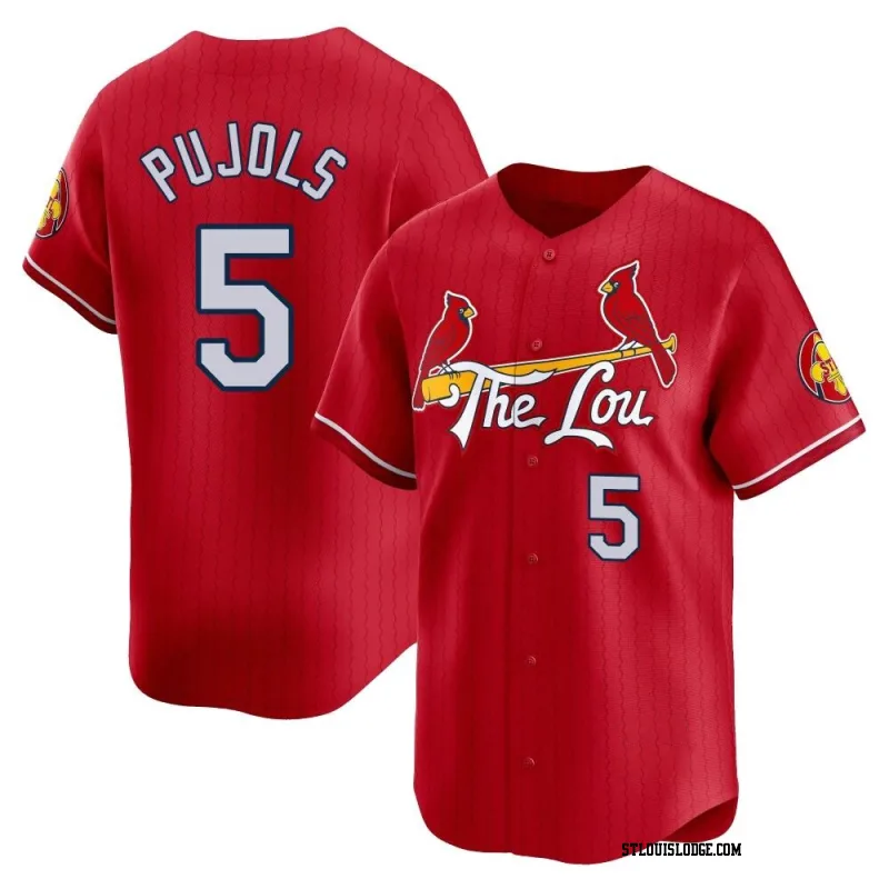 Men's St. Louis Cardinals Albert Pujols Limited Red 2024 City Connect Jersey