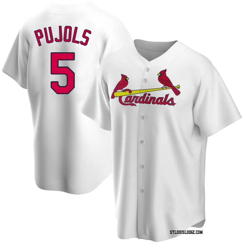 Men's St. Louis Cardinals Albert Pujols Replica White Home Jersey