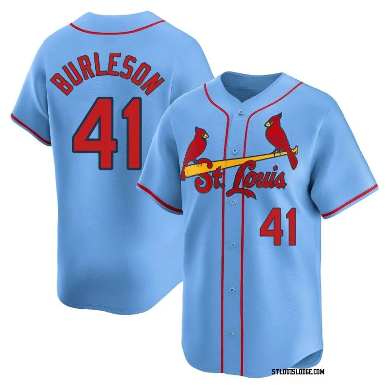 Men's St. Louis Cardinals Alec Burleson Limited Light Blue Alternate Jersey