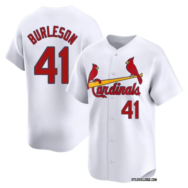 Men's St. Louis Cardinals Alec Burleson Limited White Home Jersey