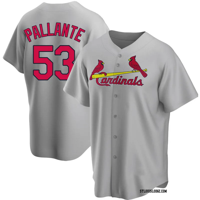 Men's St. Louis Cardinals Andre Pallante Replica Gray Road Jersey