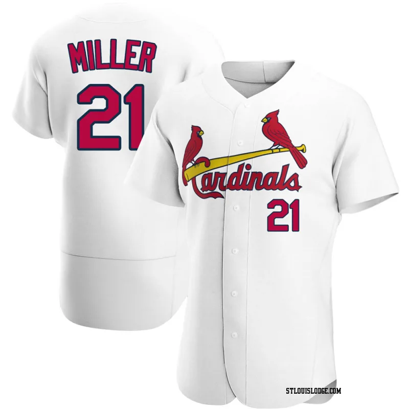 Men's St. Louis Cardinals Andrew Miller Authentic White Home Jersey