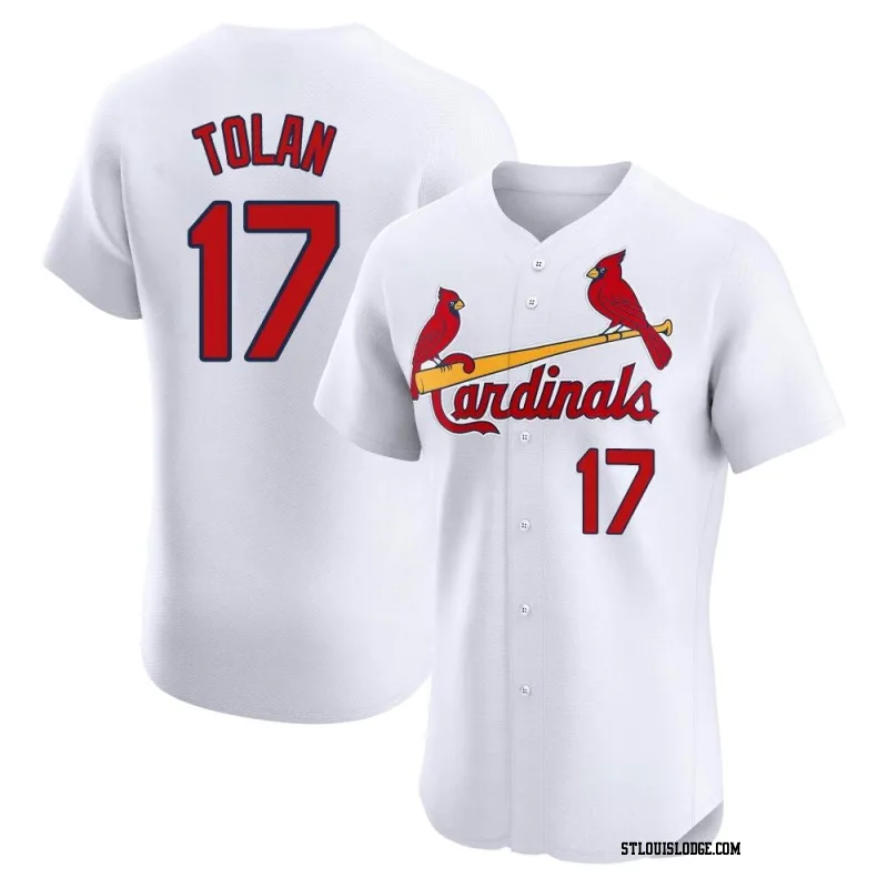 Men's St. Louis Cardinals Bobby Tolan Elite White Home Jersey