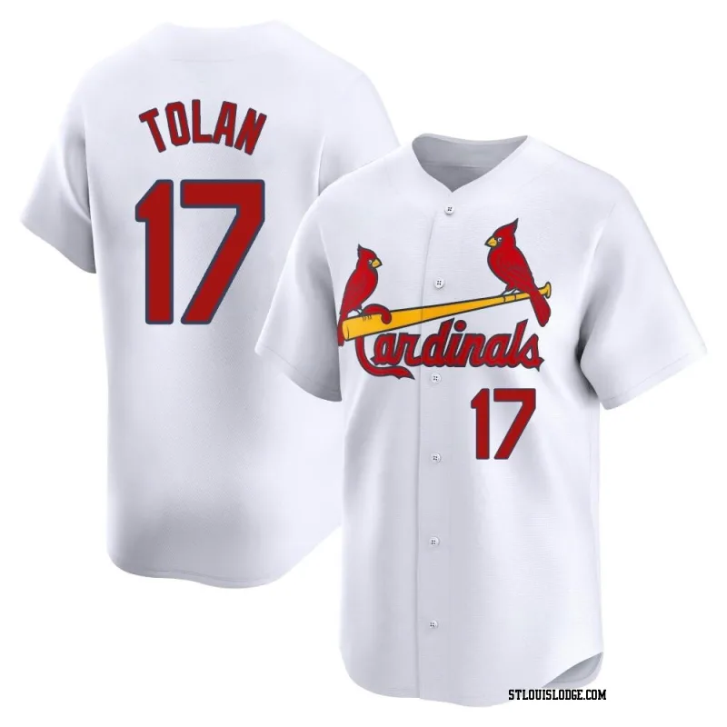 Men's St. Louis Cardinals Bobby Tolan Limited White Home Jersey