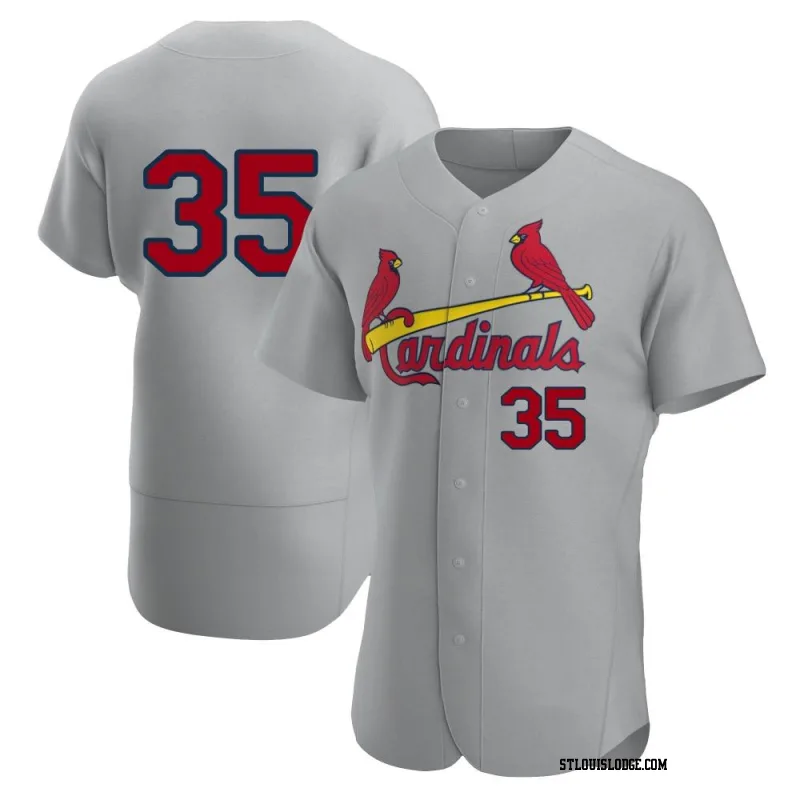 Men's St. Louis Cardinals Brandon Crawford Authentic Gray Road Jersey