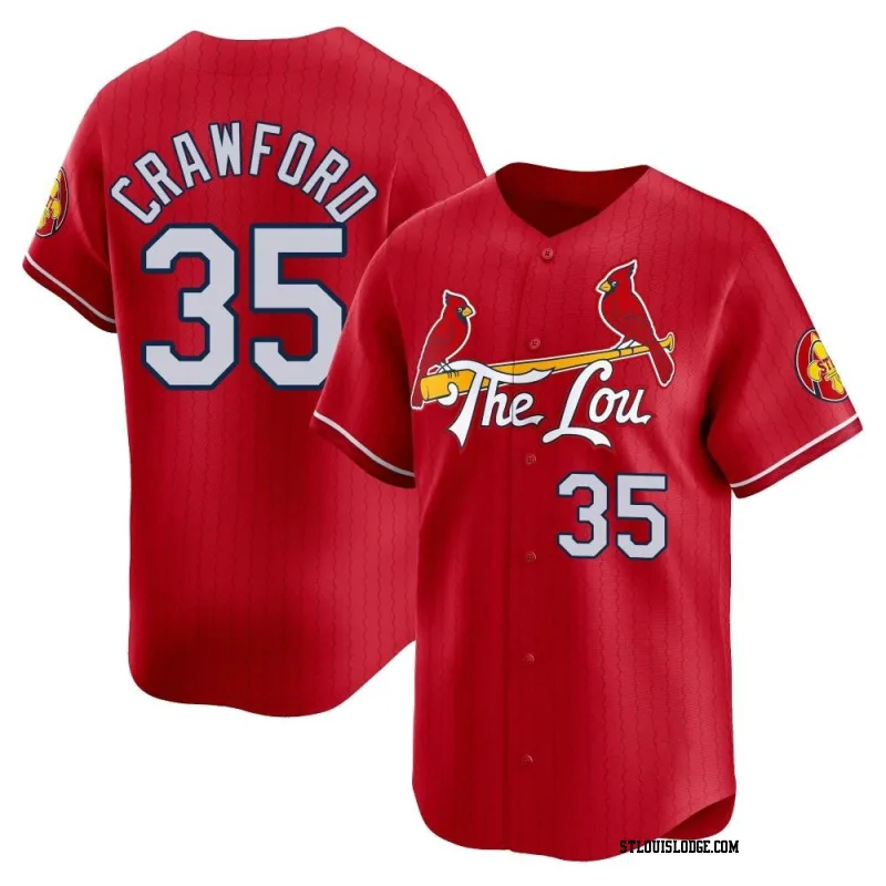 Men's St. Louis Cardinals Brandon Crawford Limited Red 2024 City Connect Jersey