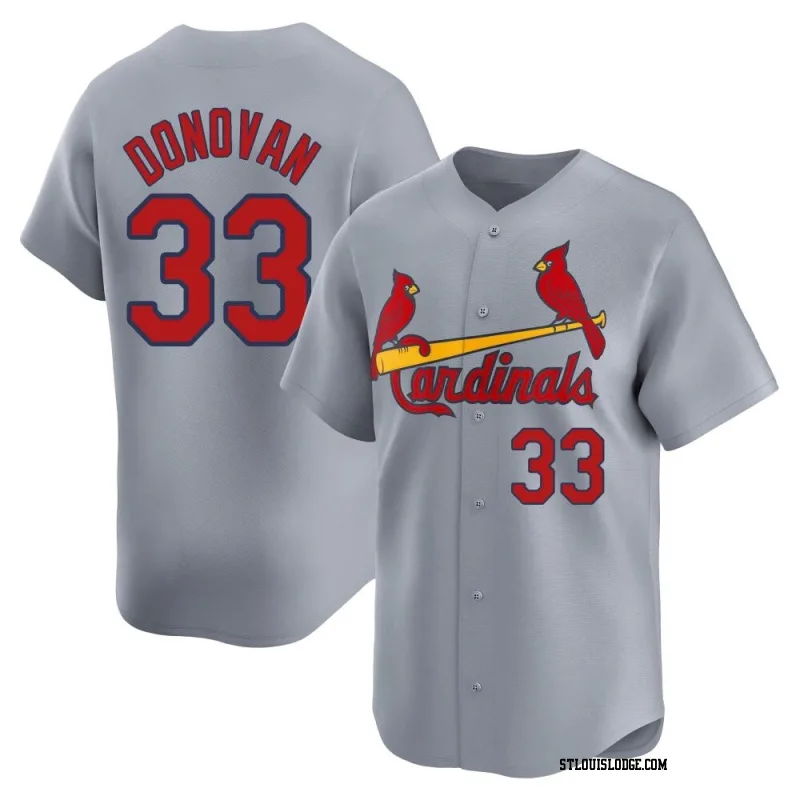 Men's St. Louis Cardinals Brendan Donovan Limited Gray Away Jersey