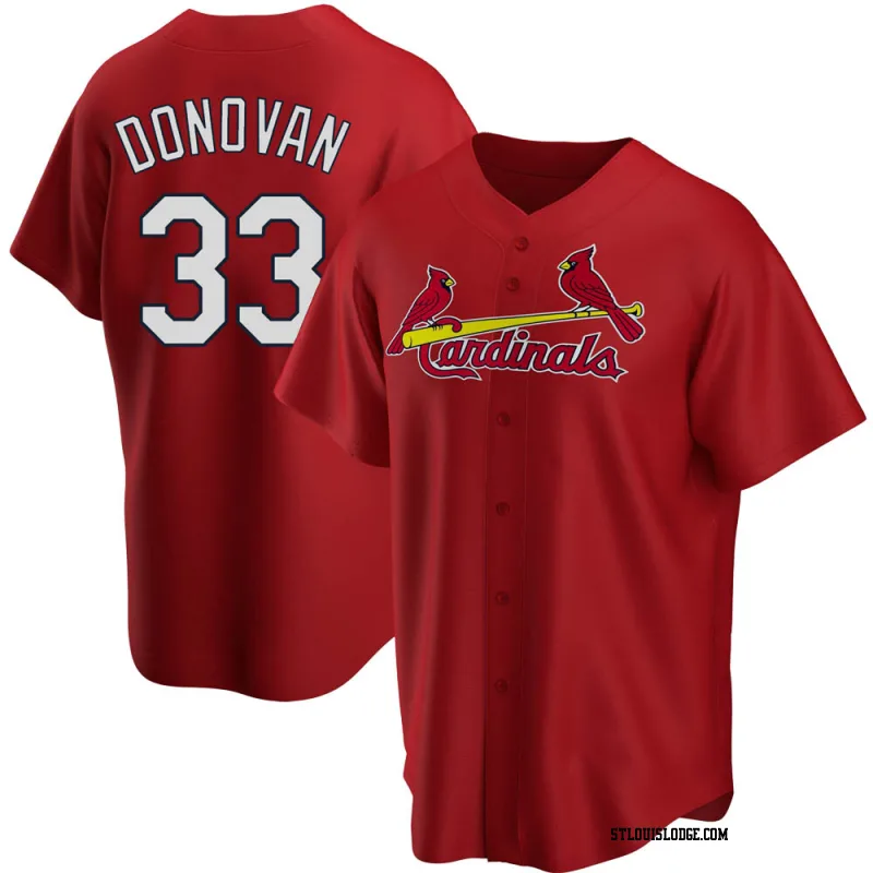 Men's St. Louis Cardinals Brendan Donovan Replica Red Alternate Jersey