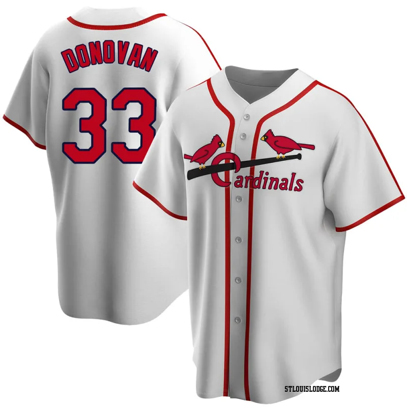 Men's St. Louis Cardinals Brendan Donovan White Home Cooperstown Collection Jersey