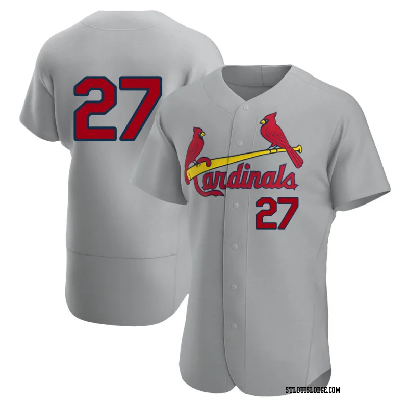 Men's St. Louis Cardinals Brett Cecil Authentic Gray Road Jersey