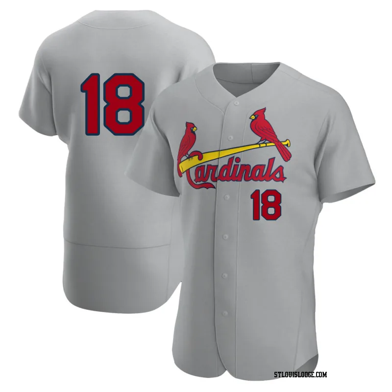 Men's St. Louis Cardinals Carlos Martinez Authentic Gray Road Jersey