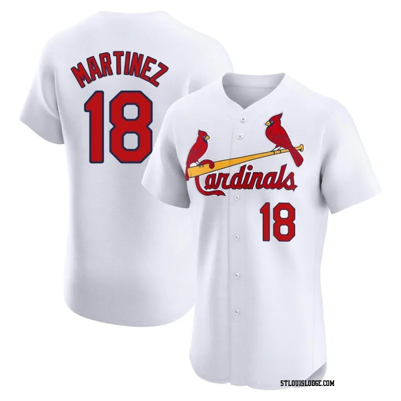 Men's St. Louis Cardinals Carlos Martinez Elite White Home Jersey