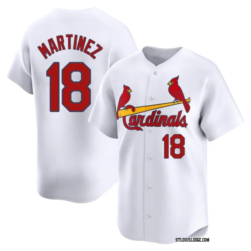 Men's St. Louis Cardinals Carlos Martinez Limited White Home Jersey