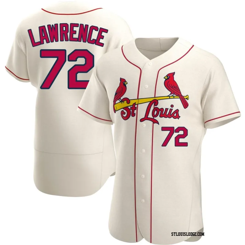 Men's St. Louis Cardinals Casey Lawrence Authentic Cream Alternate Jersey