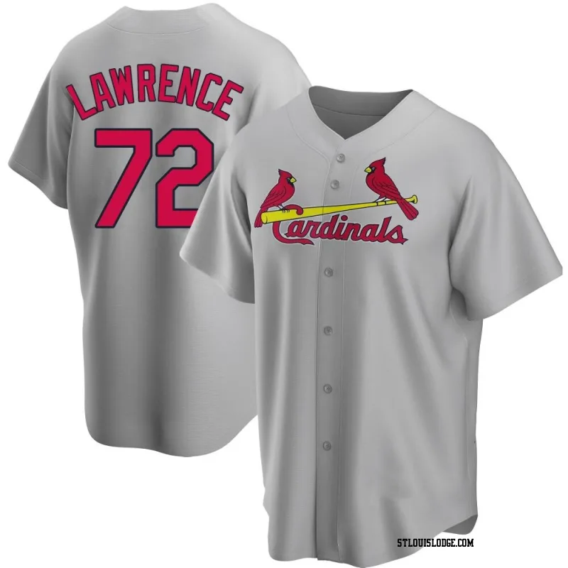 Men's St. Louis Cardinals Casey Lawrence Replica Gray Road Jersey