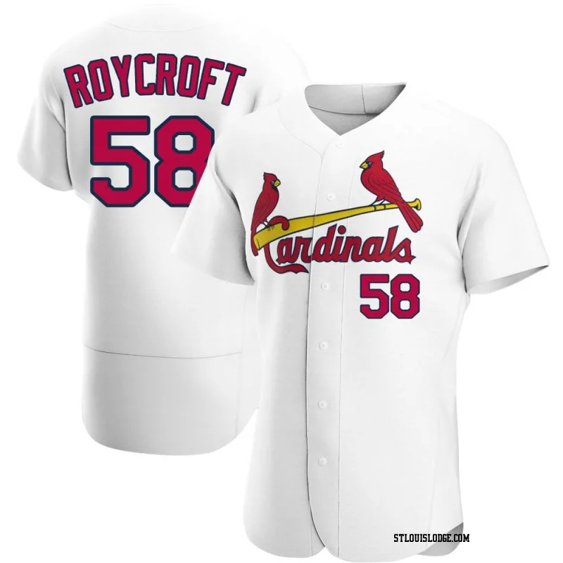 Men's St. Louis Cardinals Chris Roycroft Authentic White Home Jersey