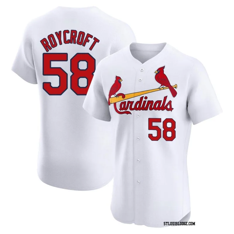 Men's St. Louis Cardinals Chris Roycroft Elite White Home Jersey