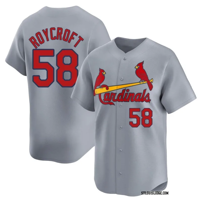 Men's St. Louis Cardinals Chris Roycroft Limited Gray Away Jersey