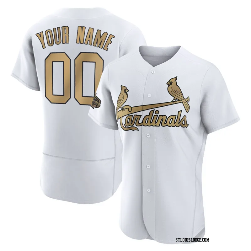 Men's St. Louis Cardinals Custom Authentic White 2022 All-Star Game Jersey