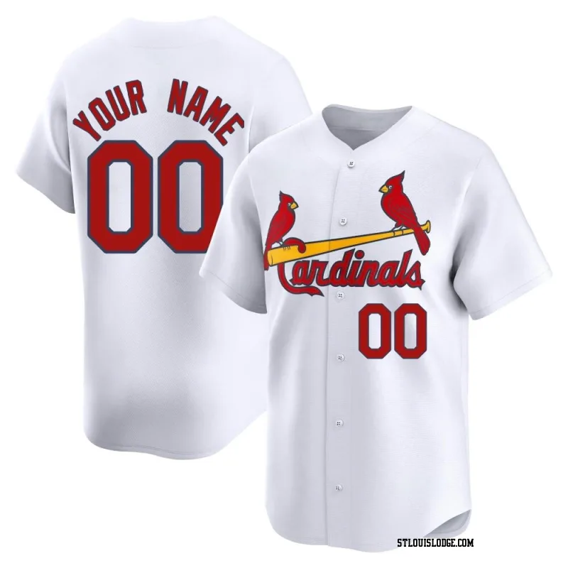 Men's St. Louis Cardinals Custom Limited White Home Jersey