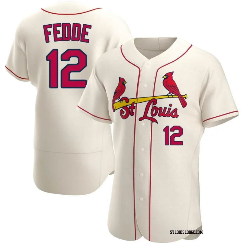 Men's St. Louis Cardinals Erick Fedde Authentic Cream Alternate Jersey