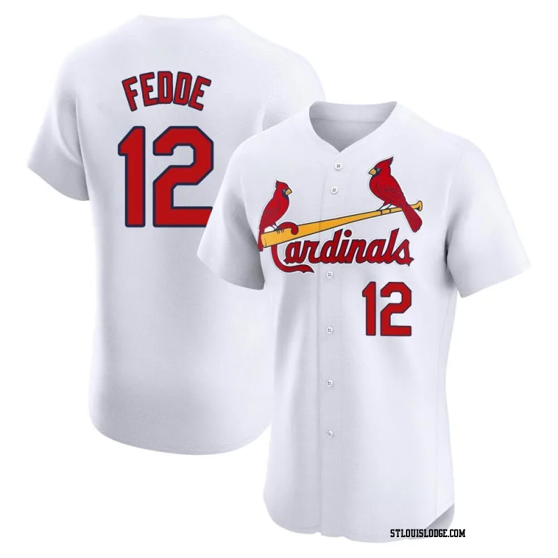 Men's St. Louis Cardinals Erick Fedde Elite White Home Jersey