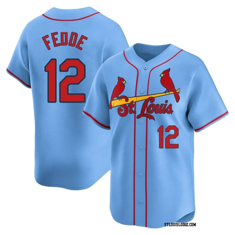 Men's St. Louis Cardinals Erick Fedde Limited Light Blue Alternate Jersey