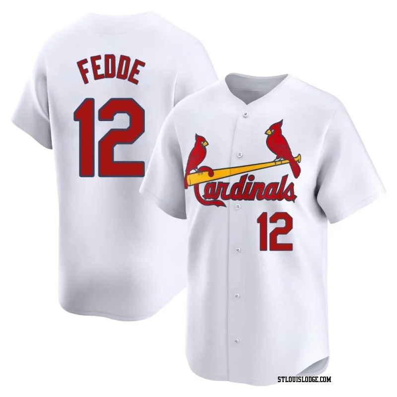 Men's St. Louis Cardinals Erick Fedde Limited White Home Jersey