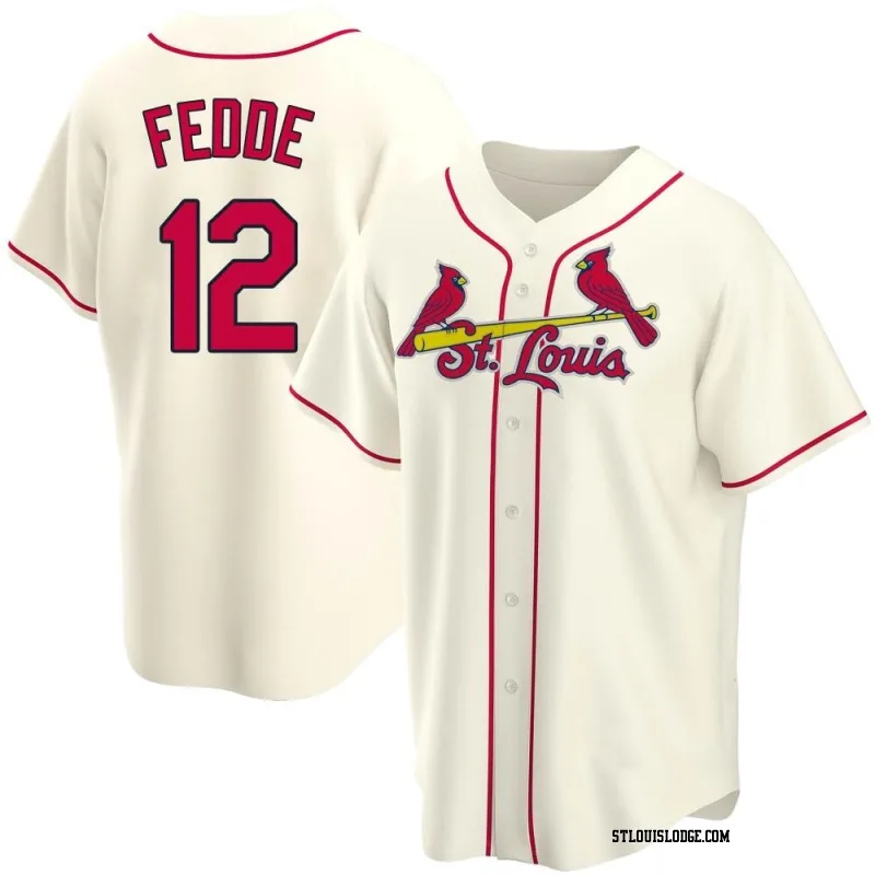 Men's St. Louis Cardinals Erick Fedde Replica Cream Alternate Jersey