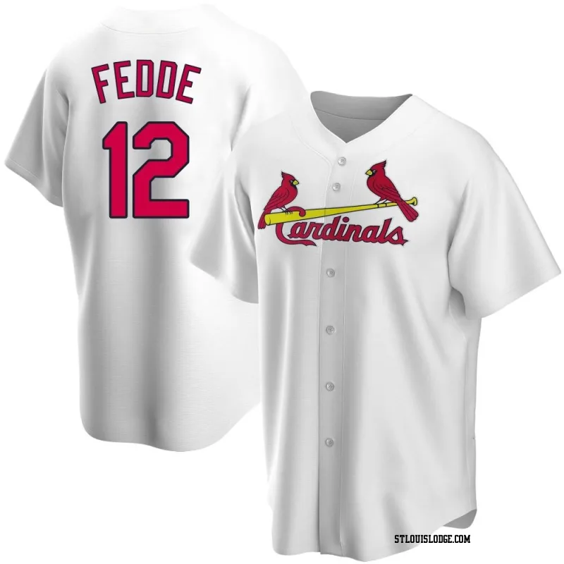 Men's St. Louis Cardinals Erick Fedde Replica White Home Jersey