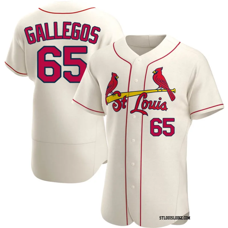 Men's St. Louis Cardinals Giovanny Gallegos Authentic Cream Alternate Jersey