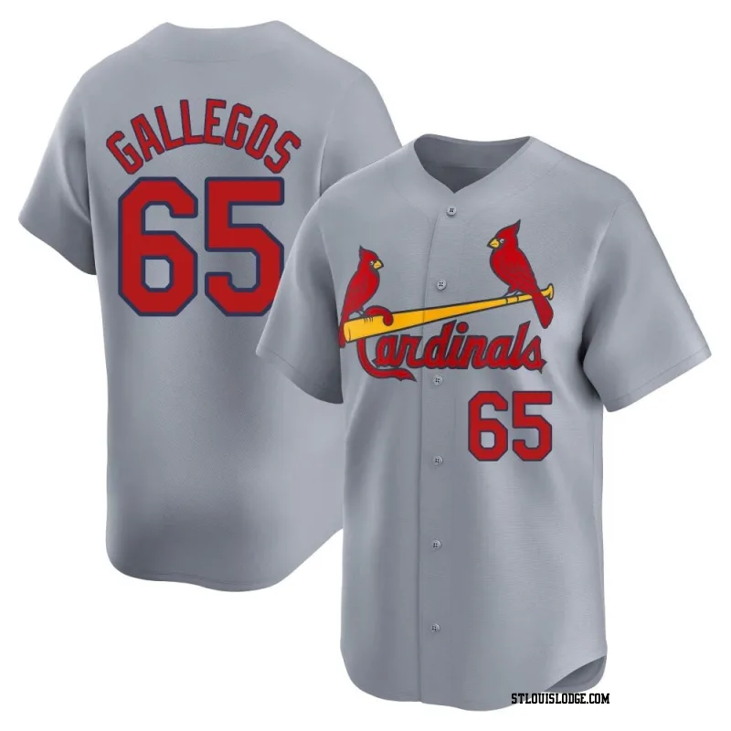 Men's St. Louis Cardinals Giovanny Gallegos Limited Gray Away Jersey