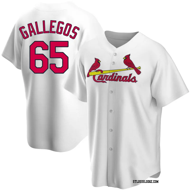 Men's St. Louis Cardinals Giovanny Gallegos Replica White Home Jersey