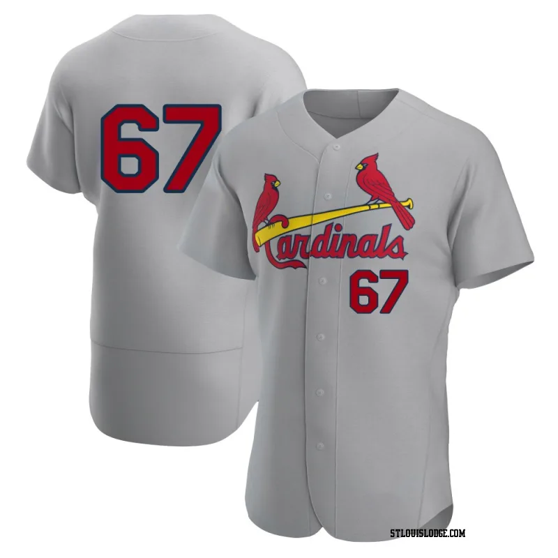 Men's St. Louis Cardinals Gordon Graceffo Authentic Gray Road Jersey