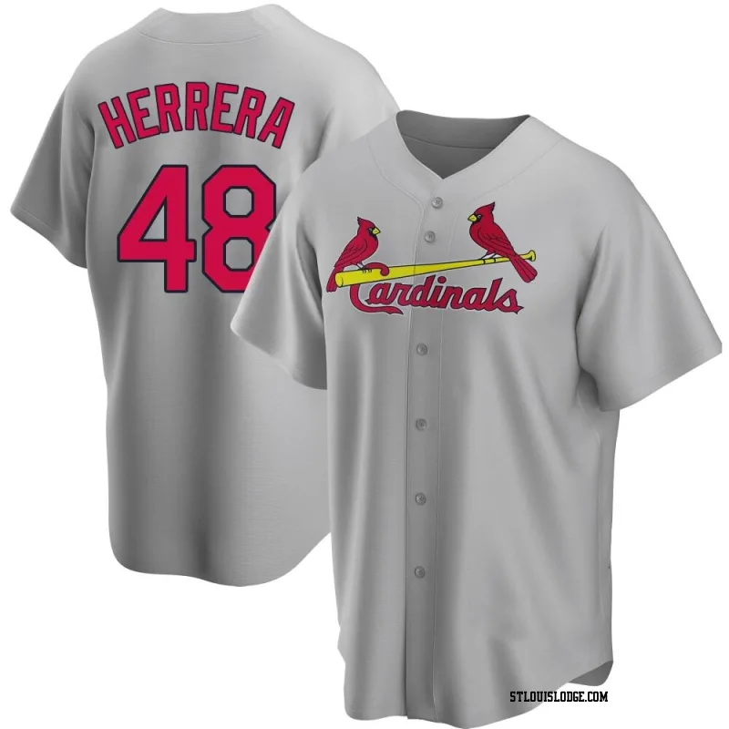 Men's St. Louis Cardinals Ivan Herrera Replica Gray Road Jersey