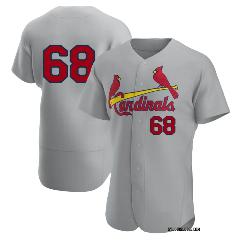 Men's St. Louis Cardinals James Naile Authentic Gray Road Jersey