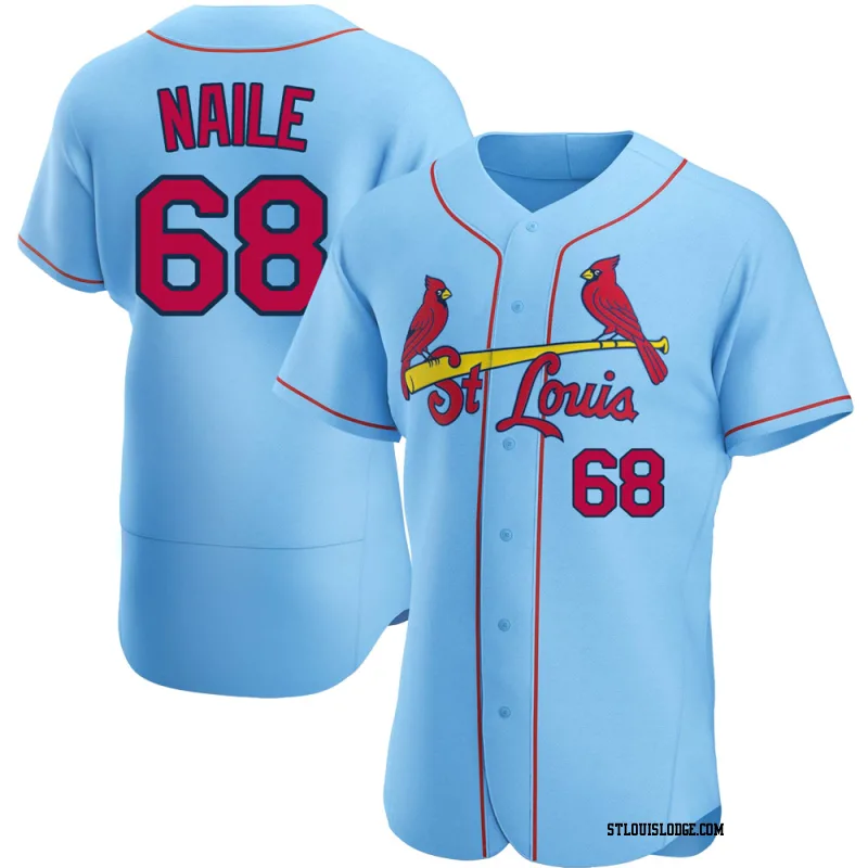 Men's St. Louis Cardinals James Naile Authentic Light Blue Alternate Jersey