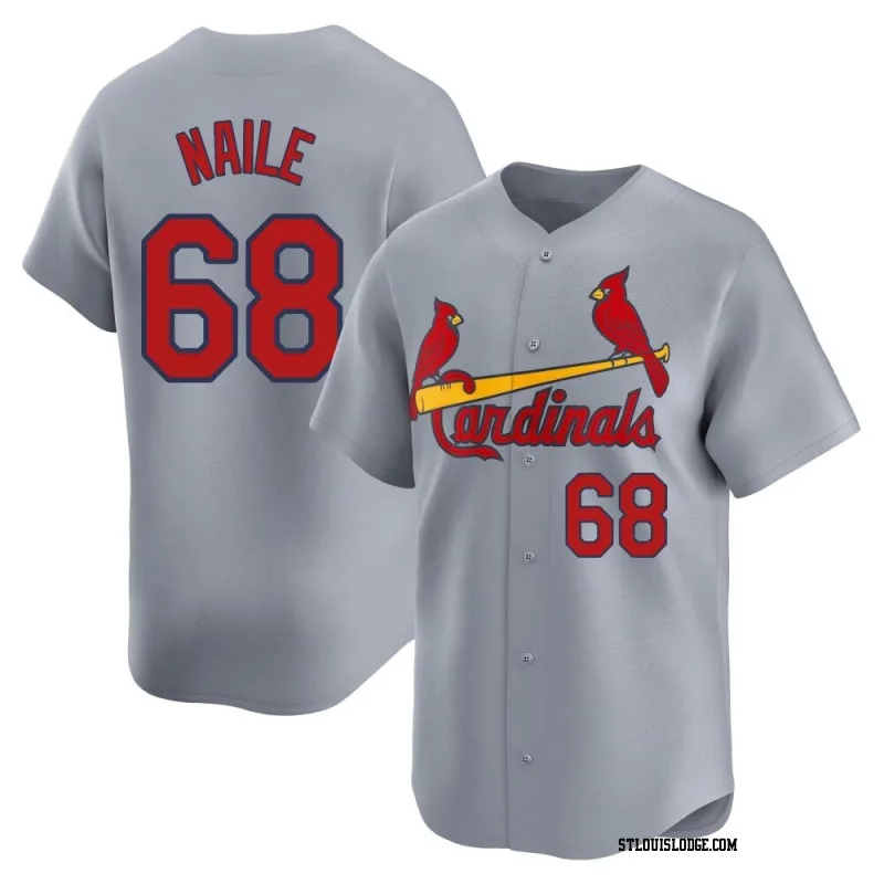 Men's St. Louis Cardinals James Naile Limited Gray Away Jersey