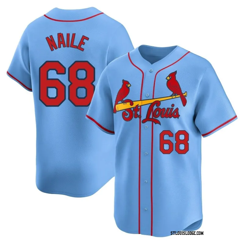 Men's St. Louis Cardinals James Naile Limited Light Blue Alternate Jersey