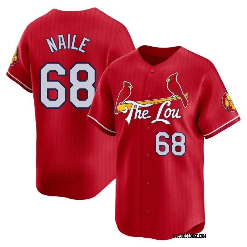 Men's St. Louis Cardinals James Naile Limited Red 2024 City Connect Jersey