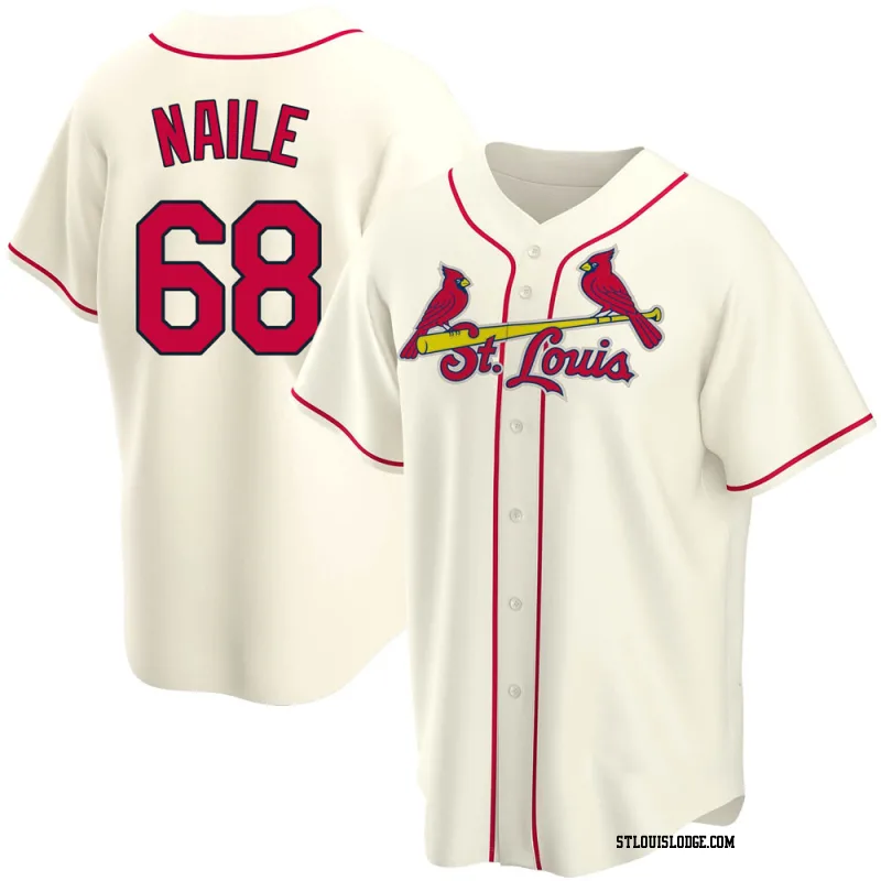 Men's St. Louis Cardinals James Naile Replica Cream Alternate Jersey