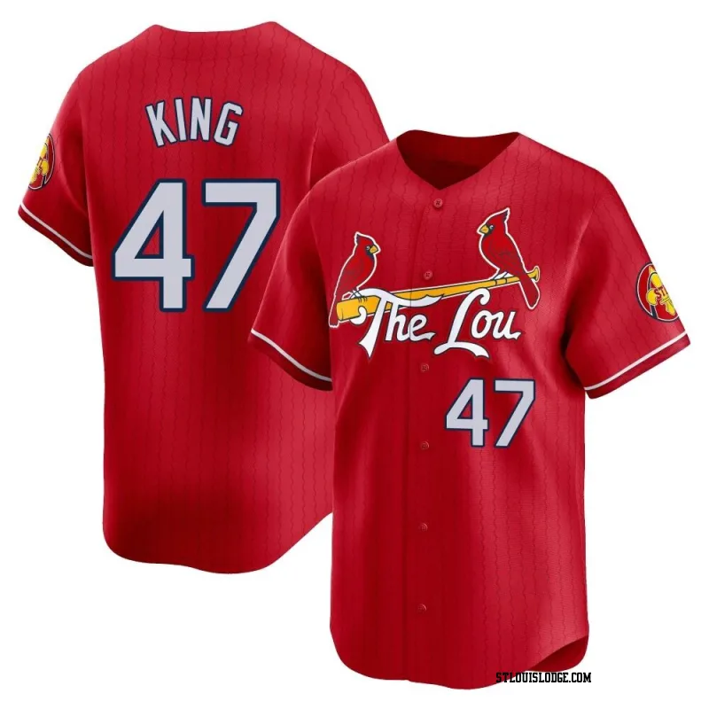 Men's St. Louis Cardinals John King Limited Red 2024 City Connect Jersey