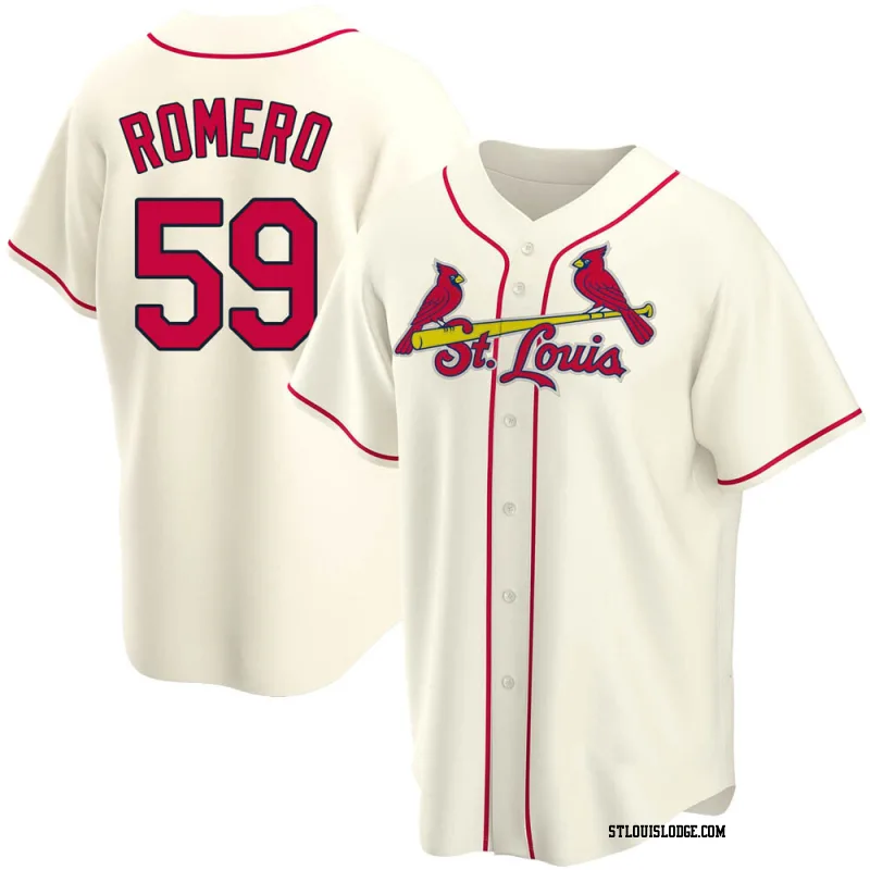 Men's St. Louis Cardinals JoJo Romero Replica Cream Alternate Jersey