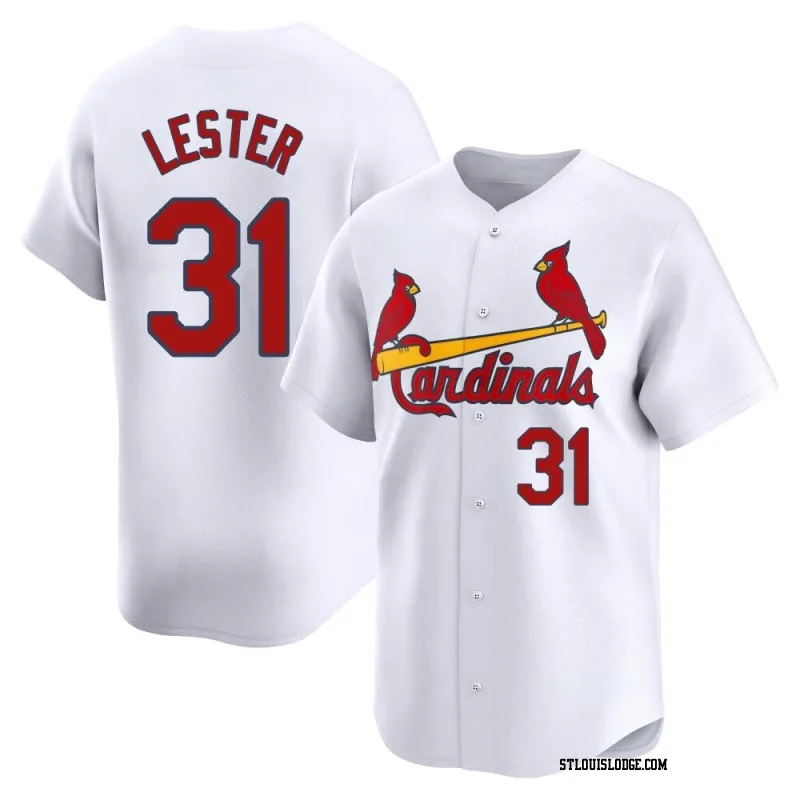 Men's St. Louis Cardinals Jon Lester Limited White Home Jersey