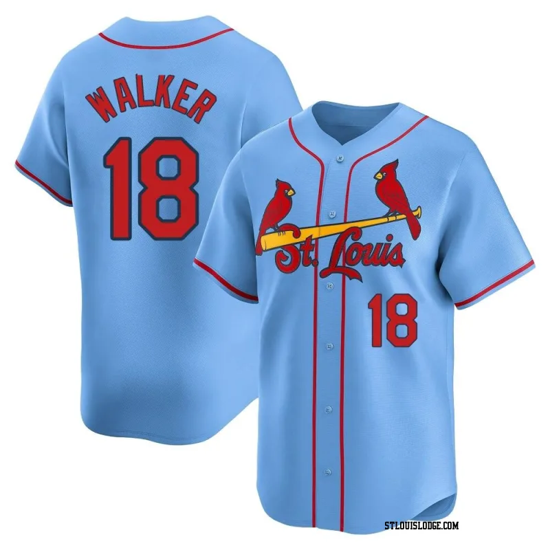 Men's St. Louis Cardinals Jordan Walker Limited Light Blue Alternate Jersey